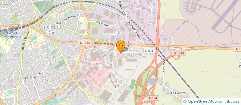 localisation de l'entreprise MONVILLE MEDICAL à EVREUX
