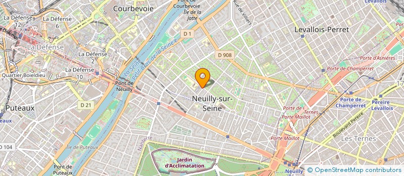 localisation de l'entreprise MONVISO à NEUILLY-SUR-SEINE