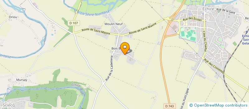 localisation de l'entreprise MONVITICULTEUR  ECHIRE