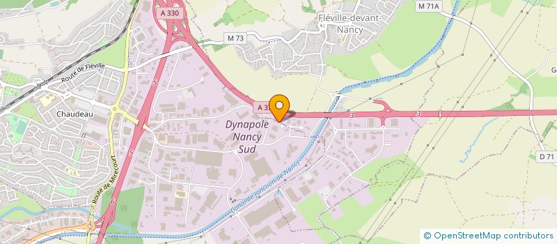 localisation de l'entreprise MONVITRAGE  FLEVILLE-DEVANT-NANCY