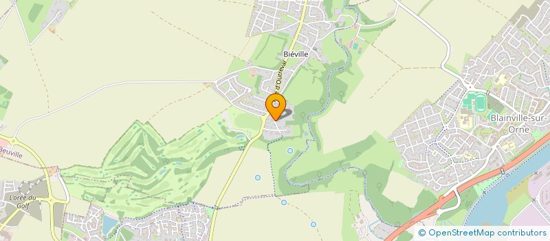 localisation de l'entreprise MONVOISIN  BIEVILLE-BEUVILLE