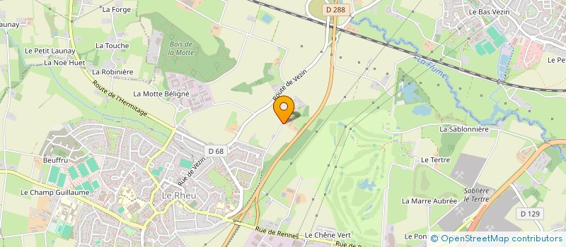 localisation de l'entreprise MONVOISIN EVENTS  LE RHEU