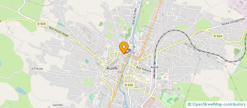 localisation de l'entreprise MONVOYAGEDURABLE.COM  AUCH