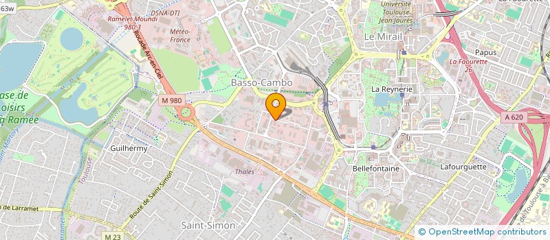 localisation de l'entreprise MONXY à TOULOUSE