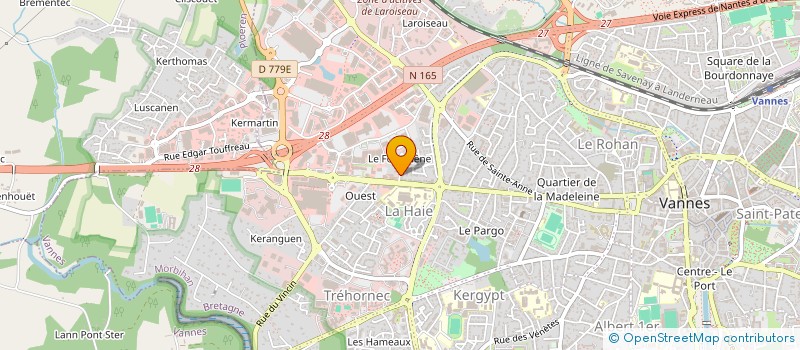 localisation de l'entreprise MONY à VANNES