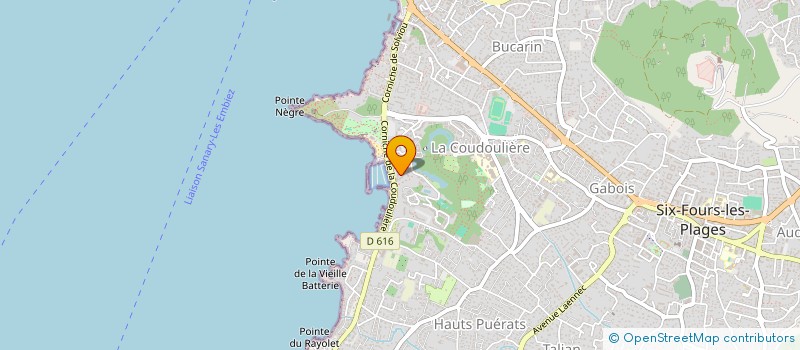 localisation de l'entreprise MONY à SIX-FOURS-LES-PLAGES