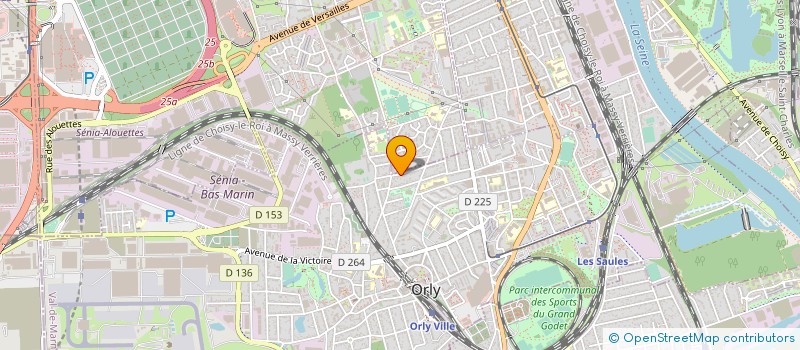 localisation de l'entreprise MONY BAT à ORLY