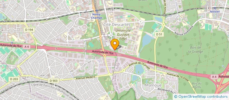 localisation de l'entreprise MONY FRANCE  CHAMPS-SUR-MARNE