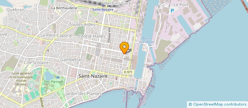 localisation de l'entreprise MONYA B  SAINT-NAZAIRE