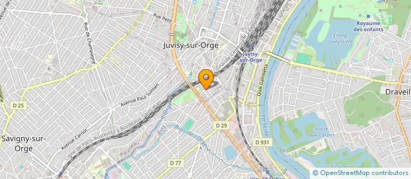 localisation de l'entreprise MONZALE PRODUCTION à JUVISY-SUR-ORGE