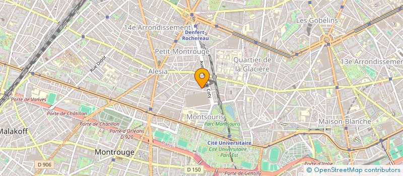 localisation de l'entreprise MOOA FORMATION- POSTURE ET VISION  PARIS