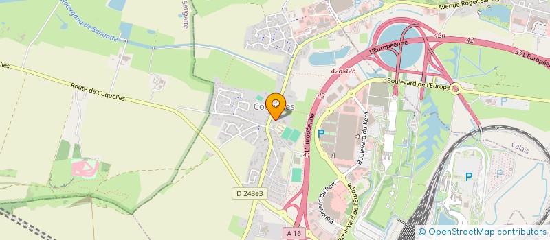 localisation de l'entreprise MOOBE  COQUELLES