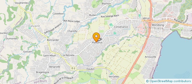 localisation de l'entreprise MOOD 4 EVENT  BAIE-MAHAULT