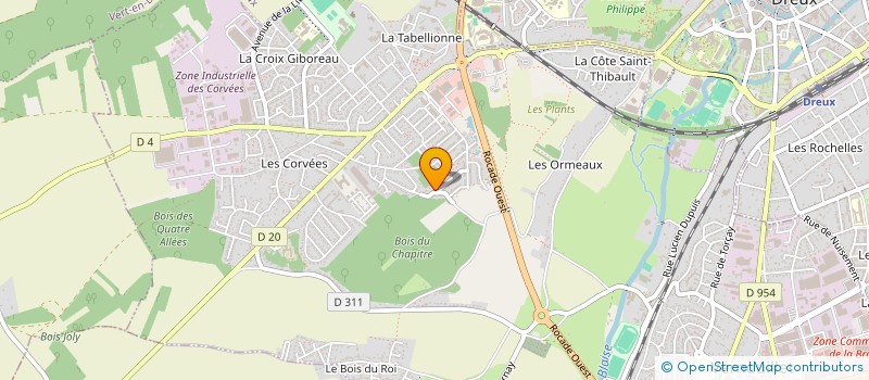localisation de l'entreprise MOOD CONCEPT à VERNOUILLET