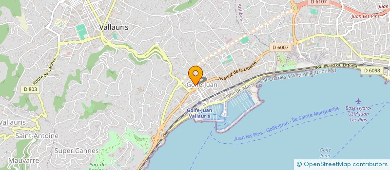 localisation de l'entreprise MOOD DESIGN à CAGNES-SUR-MER