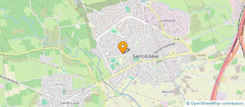 localisation de l'entreprise MOOD LIGHT  SAINT-ESTEVE