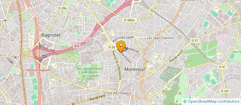 localisation de l'entreprise MOOD MAKER à MONTREUIL