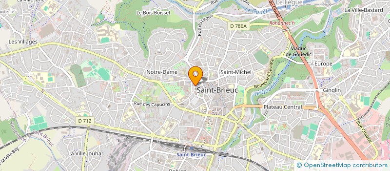 localisation de l'entreprise MOODJO à SAINT-BRIEUC