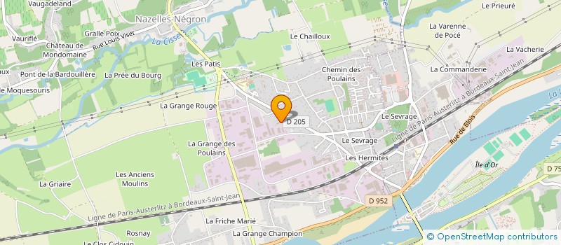 localisation de l'entreprise MOODOOM  NAZELLES-NEGRON