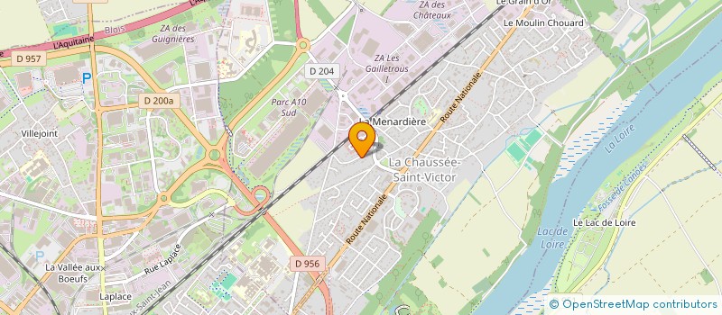 localisation de l'entreprise MOODPRO  LA CHAUSSEE-SAINT-VICTOR