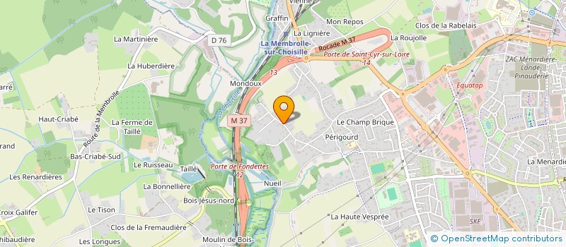 localisation de l'entreprise MOODS  SAINT-CYR-SUR-LOIRE