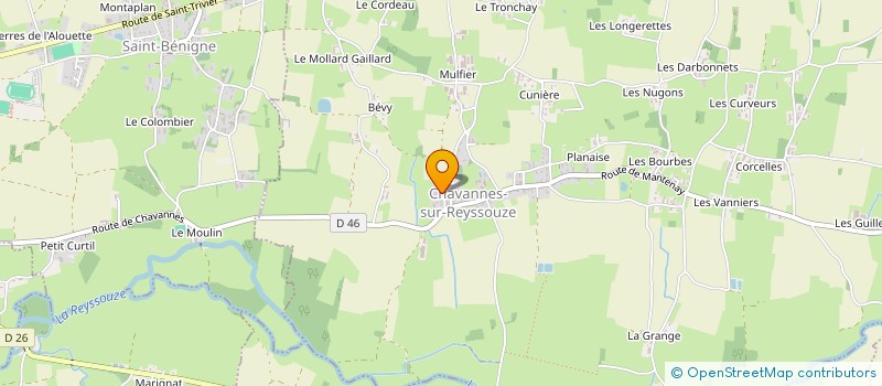 localisation de l'entreprise MOODSIGHTS à CHAVANNES-SUR-REYSSOUZE