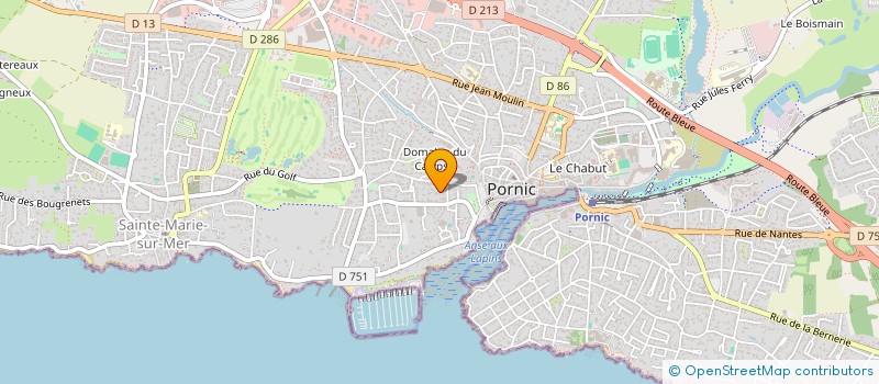 localisation de l'entreprise MOODY IMMOBILIER  PORNIC