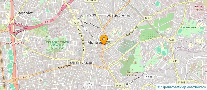 localisation de l'entreprise MOODY'S ESG SOLUTIONS FRANCE  MONTREUIL