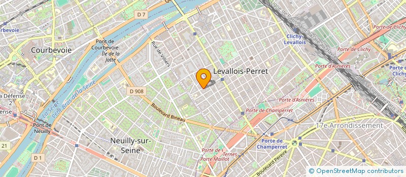 localisation de l'entreprise MOODZ PARIS à BOIS-COLOMBES