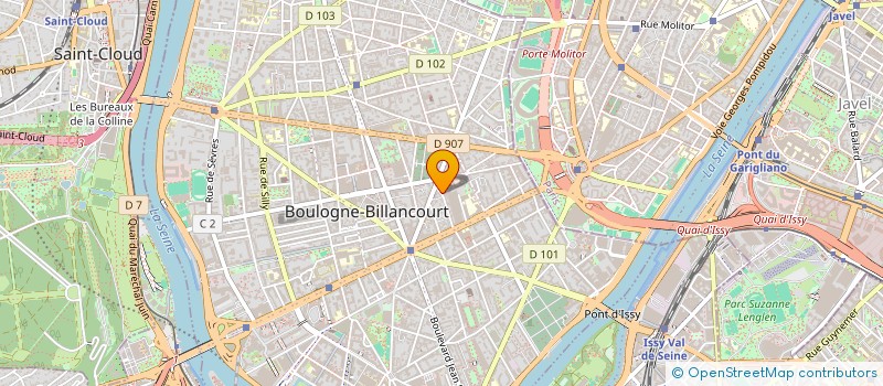 localisation de l'entreprise MOOH à BOULOGNE-BILLANCOURT