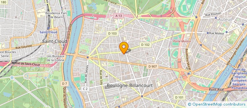 localisation de l'entreprise MOOH à BOULOGNE-BILLANCOURT