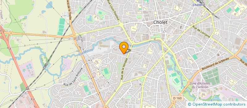 localisation de l'entreprise MOON 88 à CHOLET
