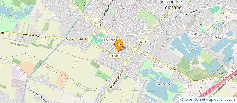 localisation de l'entreprise MOON  FROUZINS