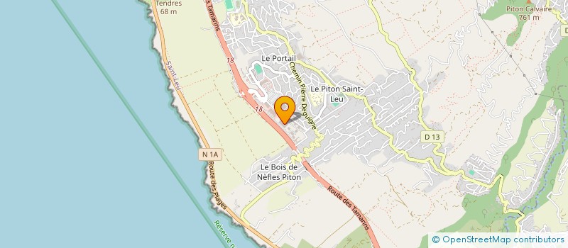 localisation de l'entreprise MOON à SAINT-LEU