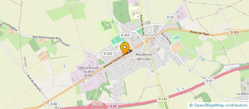 localisation de l'entreprise MOON  YERVILLE