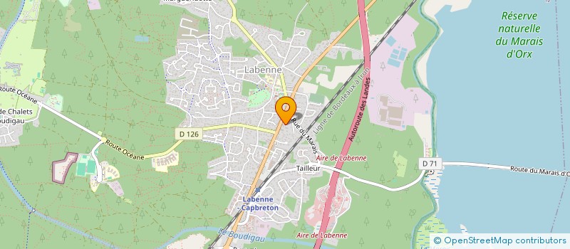 localisation de l'entreprise MOON  LABENNE