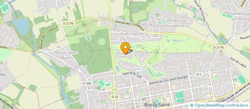 localisation de l'entreprise MOON BUSSY IMMO  BUSSY-SAINT-GEORGES