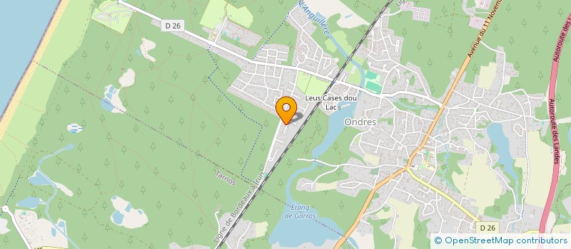 localisation de l'entreprise MOON EDIFICE  ONDRES