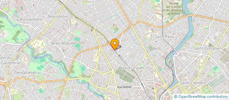 localisation de l'entreprise MOON FOX à NANTES