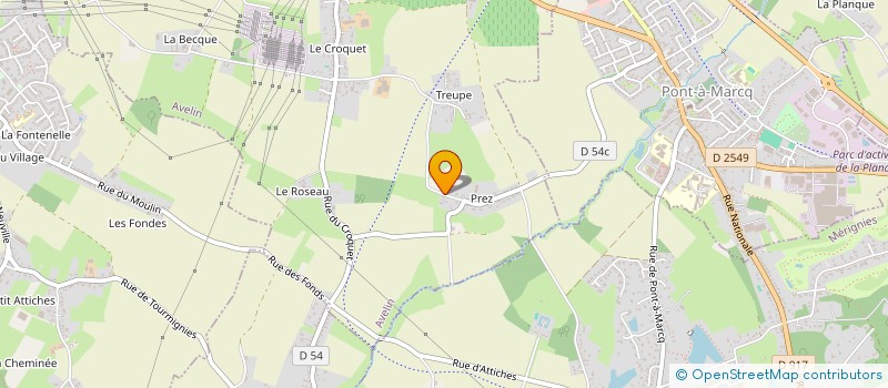 localisation de l'entreprise MOON & KEYS  AVELIN