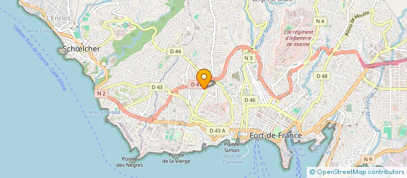 localisation de l'entreprise MOON MULTISERVICES  FORT-DE-FRANCE