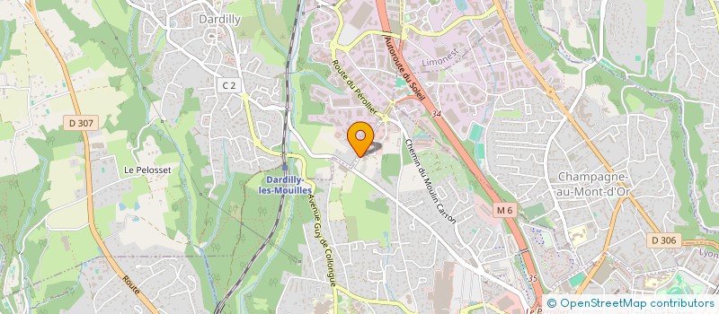 localisation de l'entreprise MOON RIVER  CHARBONNIERES-LES-BAINS