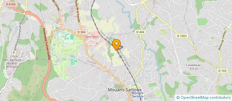 localisation de l'entreprise MOON RIVER STYLE  MOUANS-SARTOUX