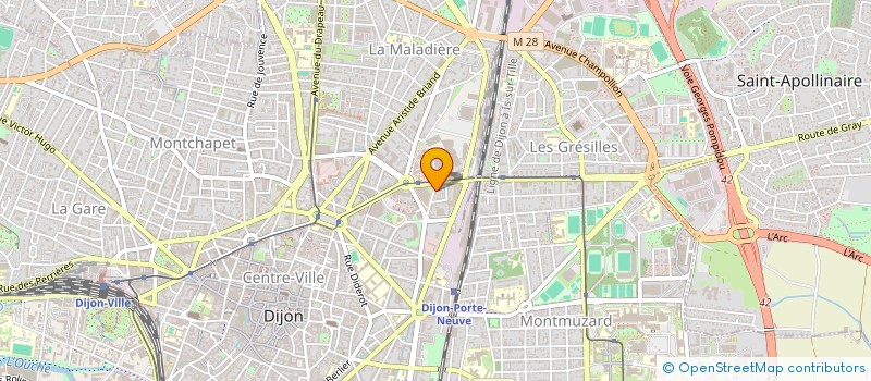 localisation de l'entreprise MOON'S FOOD SASU à DIJON