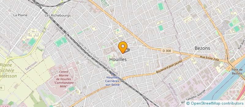 localisation de l'entreprise MOON SOLUTIONS  CARRIERES-SOUS-POISSY