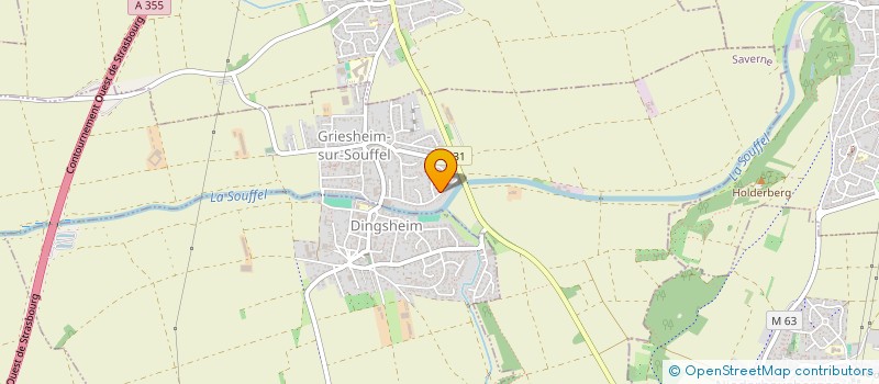 localisation de l'entreprise MOON STORKS  GRIESHEIM-SUR-SOUFFEL