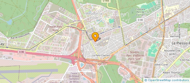 localisation de l'entreprise MOON TALENTS à CLAMART