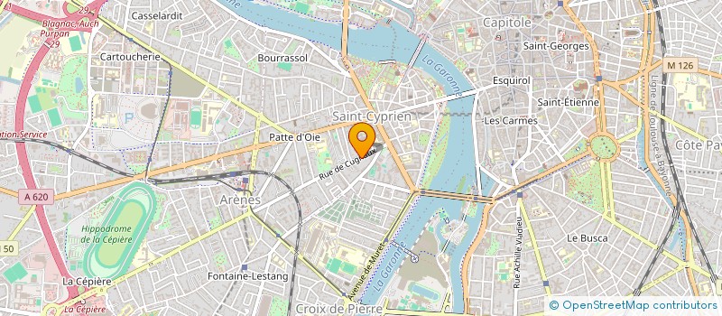 localisation de l'entreprise MOON TRIP à TOULOUSE