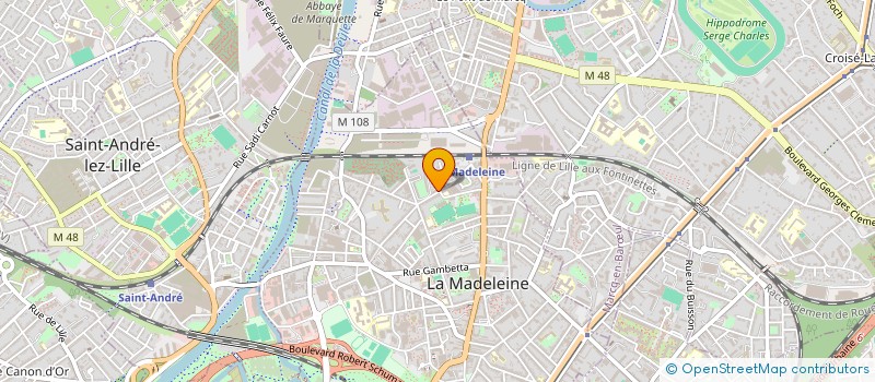 localisation de l'entreprise MOON WINE à LA MADELEINE