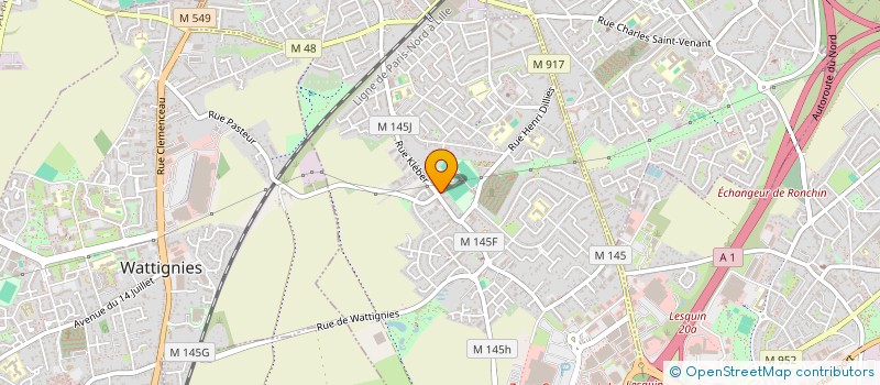 localisation de l'entreprise MOONBEAT  FACHES-THUMESNIL